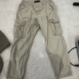 Abercrombie & Fitch Men's Khaki Cargo Pants